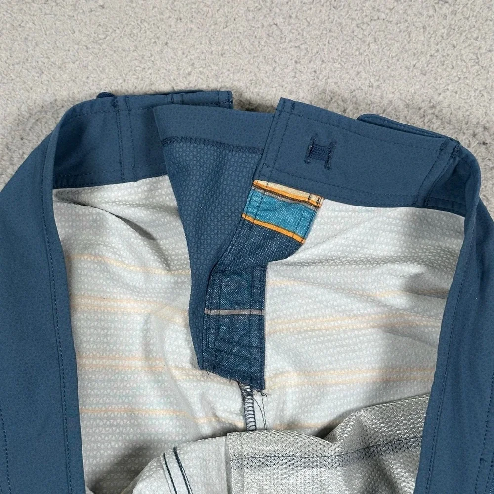 The North Face Whitecap Boardshorts Mens 32 Blue Stripe Surf Beach Swim Trunks